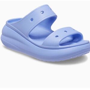 Crocs Classic Crush Platform Slides Sandals Lilac Purple Women’s Size 9
